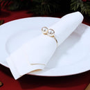 Kit 6 Guardanapo de Tecido Mesa Posta Natal - Guardanapo de Boca em Oxford 40x40, Kit 6Lugares Decoração Natalina, Mesa de Jantar, Casamento, Café da Manhã, Festa, Ceia, Ano Novo (Preto)