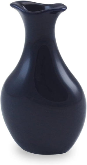 Ceraflame Vaso de Cerâmica Tulipa 11cm Preto