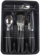 CONJUNTO TALHERES 25PCS CAPRESE C/SUP PRETO