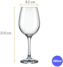 Jogo de Taças, Barone, 6 peças, 385ml, Incolor, Nadir