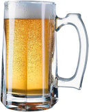 Jogo de 2 Canecas De Vidro Grosso Para Chopp Cerveja 380ml