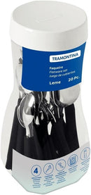 Faqueiro Inox 20 peças Leme Azul - Tramontina