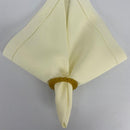 Guardanapos de Tecido Mesa Posta Decorativo Oxford 40x40 Premium - 8 Unidades MARFIM