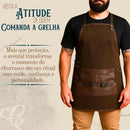 Avental Churrasqueiro Avental para Churrasco em Lona e Couro