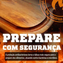 Tabua Churrasco Rustica Madeira Teca Maciça Acabamento Premium Grande - Perfeita para Cortes de Carne