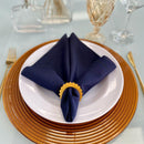 Guardanapos de Tecido Mesa Posta Decorativo Oxford 40x40 Premium - 8 Unidades AZUL MARINHO