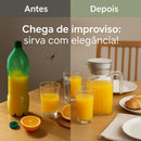 Jarra de Vidro 650ml com Tampa | Design Elegante, Resistente a Temperatura, Servir Água, Sucos, Chás Gelados – Praticidade & Charme na Sua Mesa