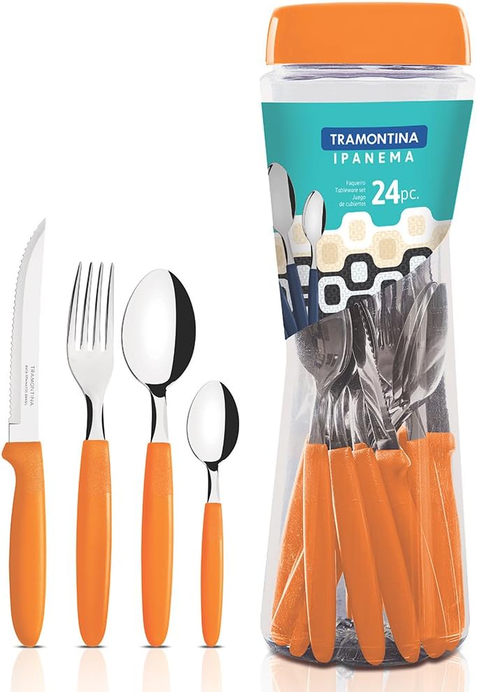 Faqueiro 24 Peças, Tramontina, Ipanema 23399891, Branco
