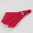 Kit 6 Guardanapos Decorativos de Tecido para Mesa Posta Almoço Jantar Festas Eventos (Palha)