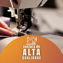 Toalha de Mesa Oxford Premium Estampada 100% Poliéster Retangular Vários Tamanhos (4, 6, 8, 10 e 12 Lugares) (Est Café, 4 Lugares)