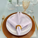 Guardanapos de Tecido Mesa Posta Decorativo Ajour 40x40 Premium - 6 Unidades BRANCO