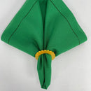 Guardanapos de Tecido Mesa Posta Decorativo Ajour 40x40 Premium - 6 Unidades VERDE BANDEIRA