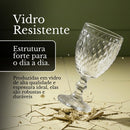 Jogo com 6 Taças de Vidro Premium 315ml – Design ELEGANTE