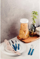 Faqueiro Inox 20 peças Leme Azul - Tramontina