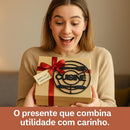 Descanso de Panela 18 cm Metal Resistente Preto Fosco – Proteção Antitérmica + Estilo na Cozinha