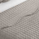 Cobre Leito Colcha Queen 3 Peças Boutis Pastilhas Dupla Face Micro Percal 150 Fios Fendi