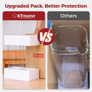 Frascos de armazenamento de vidro com tampa de bambu