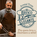Avental Churrasqueiro Avental para Churrasco em Lona e Couro