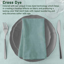 Ruvanti Cloth Napkins Set of 12, 18x18 Reusable Napkins Cloth Washable, Soft & Durable Table Napkin, Poly Cotton Fabric Dinner Napkins for Parties, Christmas, Thanksgiving, Weddings - Teal