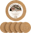 13 in Round Woven Placemats Plate Chargers Set of 10, Boho Farmhouse Rustic Woven Place Mats for Dining Table Decor, Rattan Wicker Table Mats Jute Braided Chargers for Dinner Plates