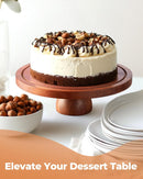 Kootek Suporte de bolo de madeira com tampa