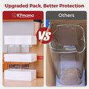 Frascos de armazenamento de vidro com tampa de bambu