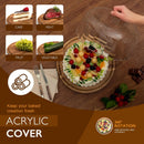 Suporte de bolo com tampa