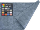 Homaxy Faux Leather Heat Resistant Placemats for Dining Table Set of 6, Waterproof Wipeable Washable PU Table Mats, Easy to Clean Anti-Slip Place Mats, 11.8" x 17", Light Grey