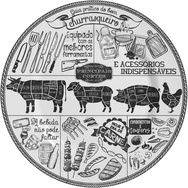 Prato Raso Churrasco Alleanza 6 un