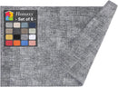 Homaxy Faux Leather Heat Resistant Placemats for Dining Table Set of 6, Waterproof Wipeable Washable PU Table Mats, Easy to Clean Anti-Slip Place Mats, 11.8" x 17", Light Grey