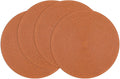 SHACOS Round Braided Placemats Set of 4 Round Table Mats for Dining Tables 15 inch Washable Kitchen Table Place Mats Indoor (Beige, 4)