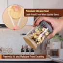 Conjunto 06 Potes com colher em bambu