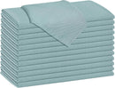 Ruvanti Cloth Napkins Set of 12, 18x18 Reusable Napkins Cloth Washable, Soft & Durable Table Napkin, Poly Cotton Fabric Dinner Napkins for Parties, Christmas, Thanksgiving, Weddings - Teal