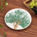 Aparelho de Jantar Cerâmica Ypê Verde - Serve 06 pessoas