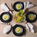 Aparelho de Jantar  Preto Matte - Serve 06 pessoas