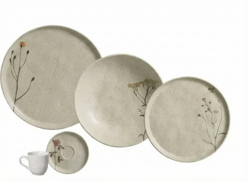 Aparelho de Jantar Bio Campestre Floral