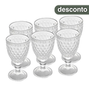 Jogo com 6 Taças de Vidro Premium 315ml – Design ELEGANTE