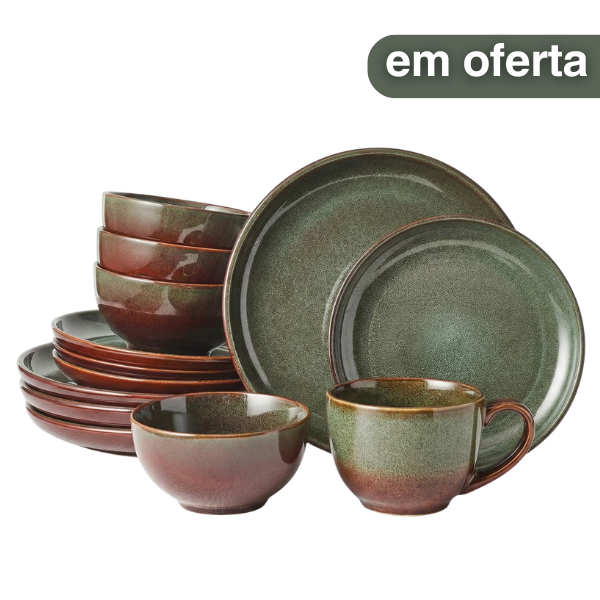 Aparelho de Jantar Boreau - Serve 06 pessoas